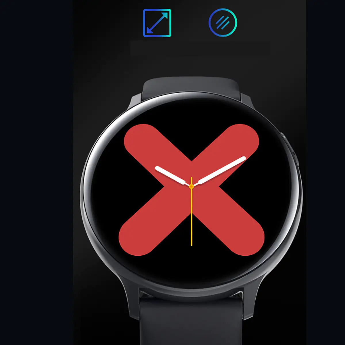 Smart Watch Round Face  Health Monitoring