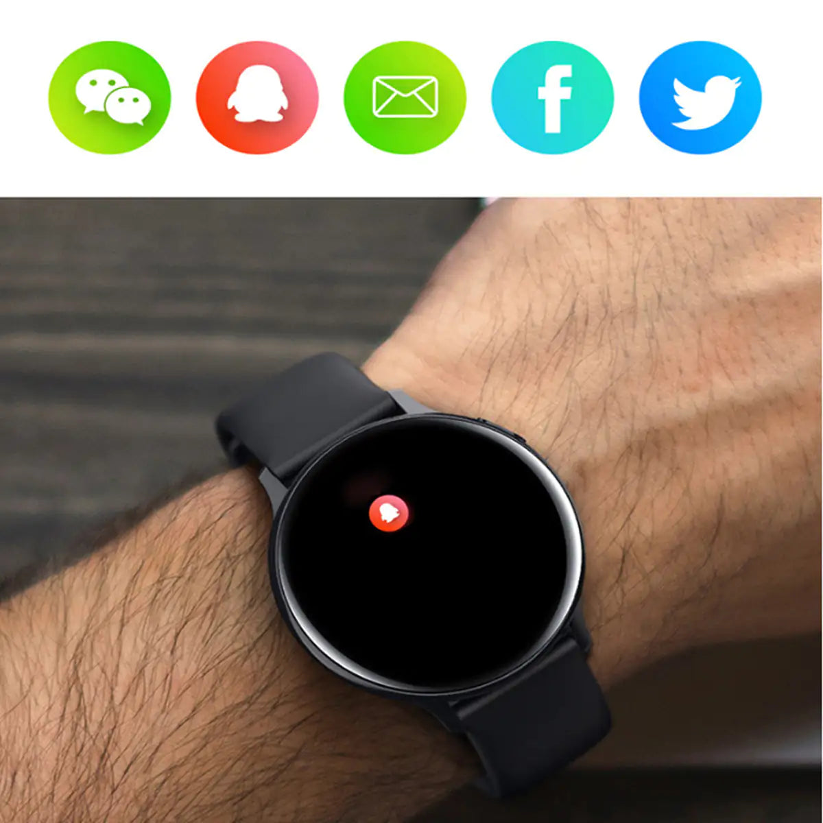 Smart Watch Round Face  Health Monitoring